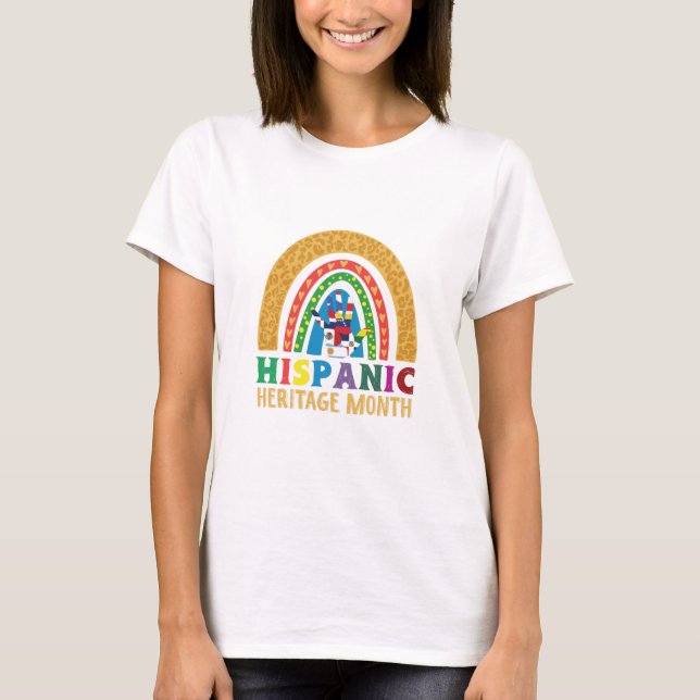 Camiseta Mês do patrimônio hispânico (Frente)