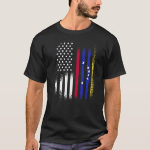 Camiseta Mês do Patrimônio Hispânico Americano Venezuelano