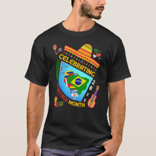 Camiseta MÊS DO PATRIMÔNIO HISPÂNICO Colorido