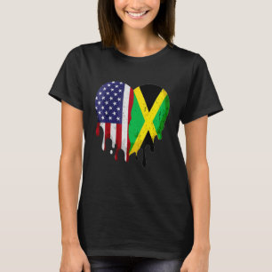 Camiseta Mês do Patrimônio Hispânico jamaicano-americano