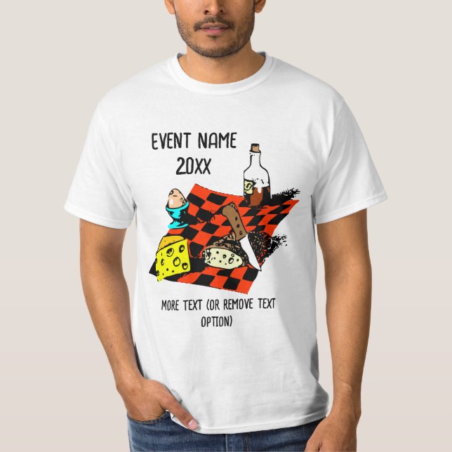 Camiseta Mês do Piquenique Nacional (Frente)