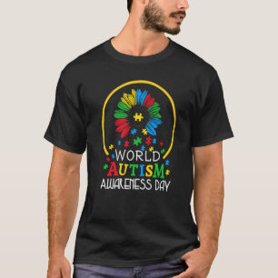 Camiseta Mês Mundial de Conscientização do Autismo Autista