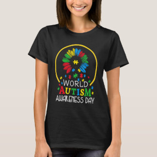 Camiseta Mês Mundial de Conscientização do Autismo Design A