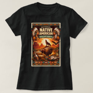 Camiseta Mês Nacional da Herança Nativa Americana 0045412