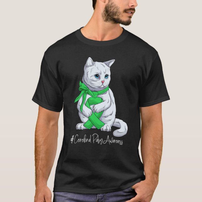 Camiseta Mês Nacional de Conscientização da Paralisia Cereb (Frente)