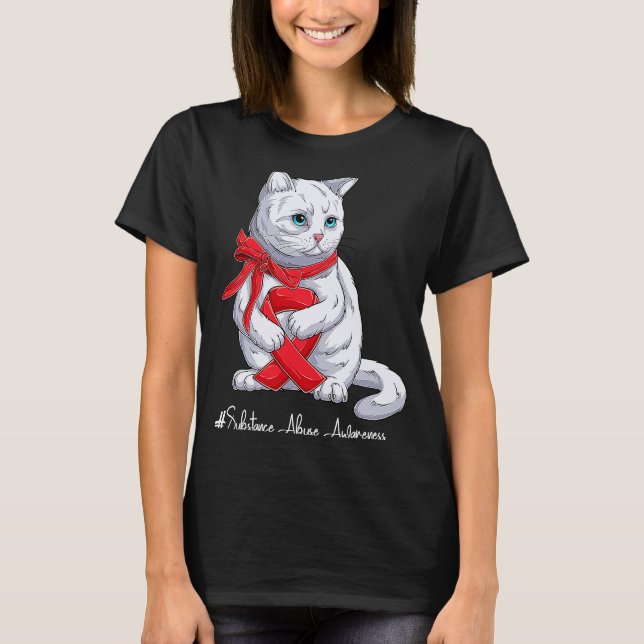 Camiseta Mês Nacional de Conscientização sobre Abuso de Sub (Frente)