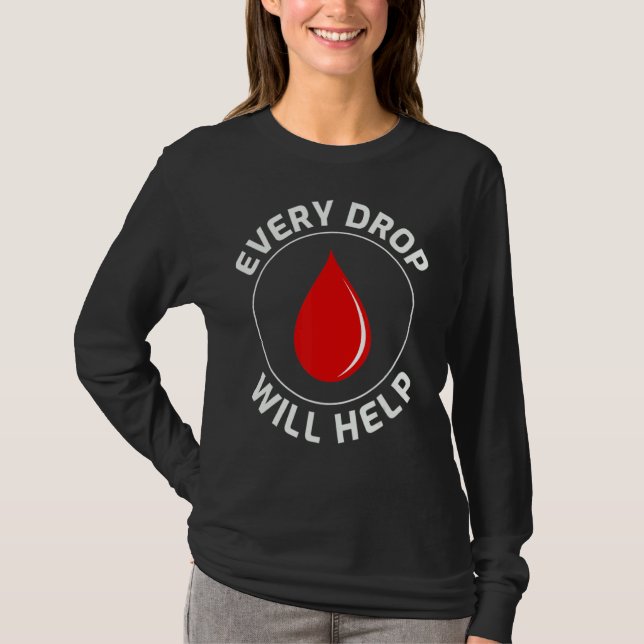 Camiseta Mês Nacional de Sensibilização dos Doadores de San (Frente)