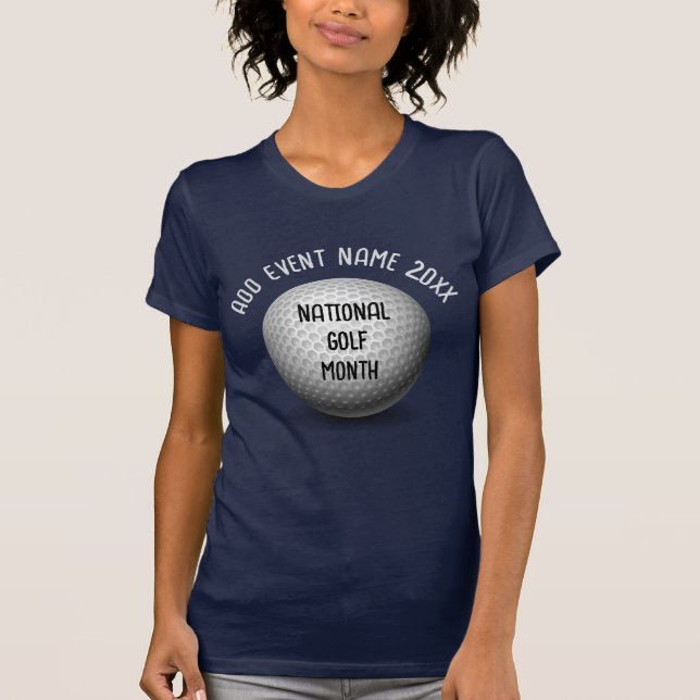 Camiseta Mês Nacional do Golfe (Frente)