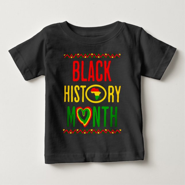 Camiseta Mês Negro, Décimo Junho, Mês da História Negra (Frente)