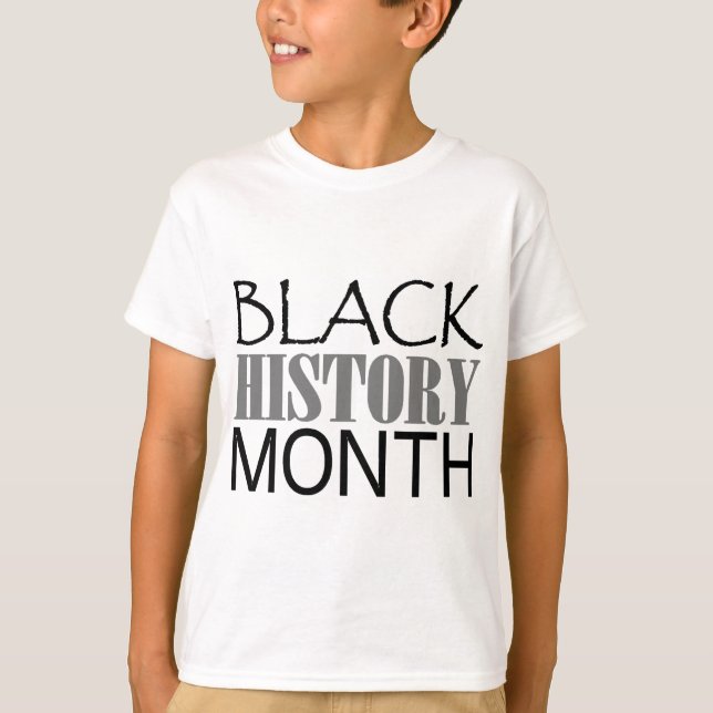 Camiseta Mês preto da história (Frente)