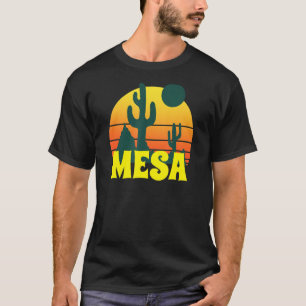 Camiseta Mesa Arizona AZ Vintage Sunset Retro Saguaro Cactu