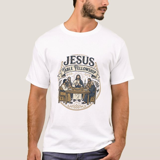 Camiseta Mesa de Comunhão de Jesus Mesa de Comunhão de Jesu (Frente)