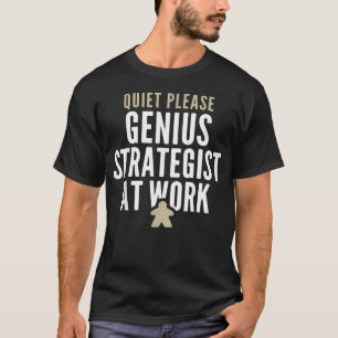 Camiseta Mesa de Estratégia de Noite de Jogo de Tabuleiro