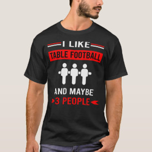 Camiseta Mesa de Futebol de 3 Pessoas Vermelho Futebol de M