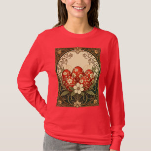 Camiseta Mesa de Nowruz Ornata Ovo Decorativo Celebração