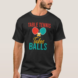 Camiseta Mesa de Tênis de Tênis de tomada de Mesa