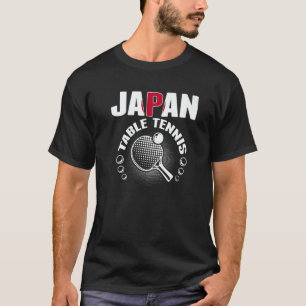 Camiseta Mesa de Tênis do Japão Suporte ao Tênis de Mesa