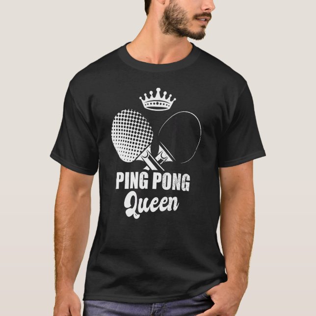 Camiseta Mesa de Tênis do Ping Pong (Frente)