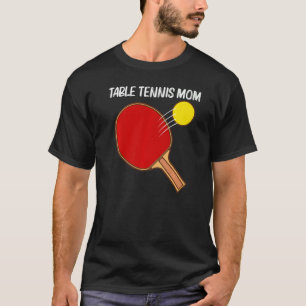 Camiseta Mesa de Tênis Legal Para a Mamãe Esporte de Pingue