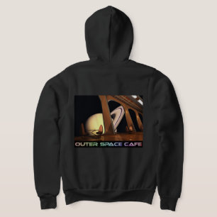 Camiseta Mesa do OuterSpaceCafe com uma vista Hoodie