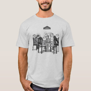 Camiseta Mesa do póquer de Memes comigo cara aprovada etc.