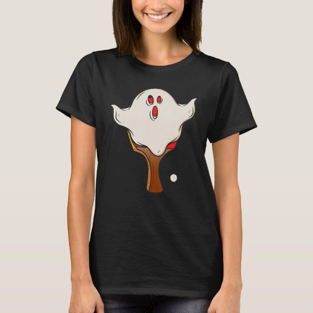Camiseta Mesa Halloween Ghost Halloween Disguise Ha (Frente)