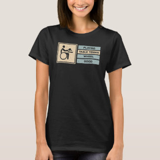 Camiseta Mesa Jogador de Desvantagem com Tênis desativado T