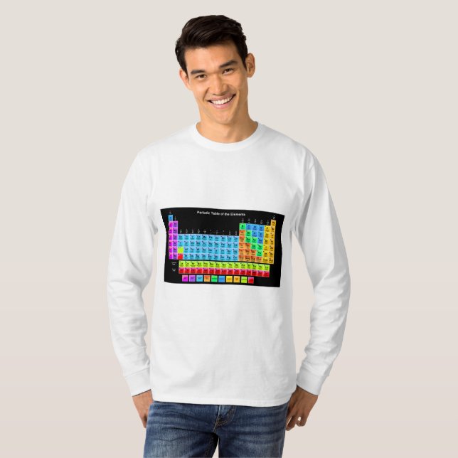 Camiseta Mesa periódica (Frente Completa)
