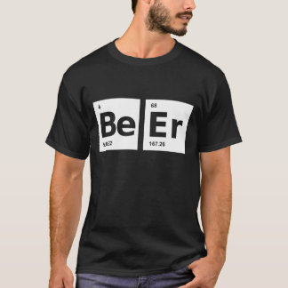 Camiseta Mesa periódica da cerveja