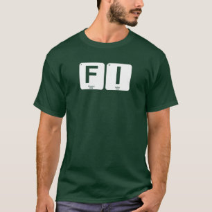Camiseta Mesa periódica da independência financeira