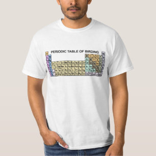 Camiseta Mesa periódica de aves