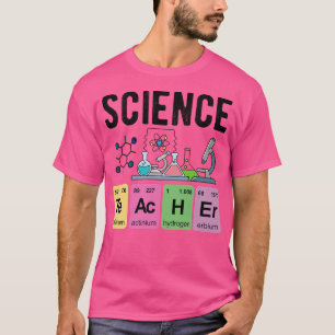 Camiseta Mesa periódica de Ciência da Física de Elementos