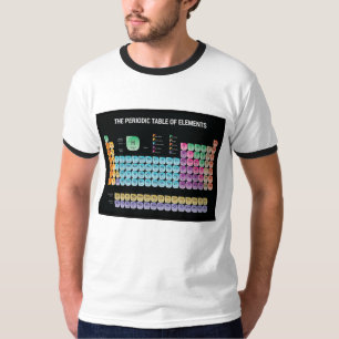 Camiseta mesa periódica de elementos