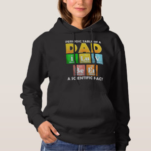 Camiseta Mesa Periódica De Um Pai I Luv Bebida Fa Científic