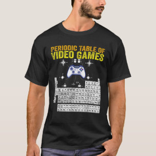 Camiseta Mesa periódica de Videos games - Elementos para jo