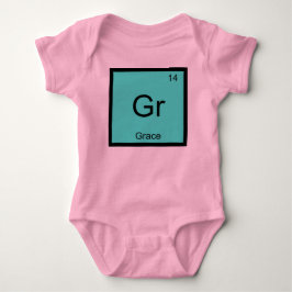 Camiseta Mesa Periódica do Elemento de Química da Grace Nam