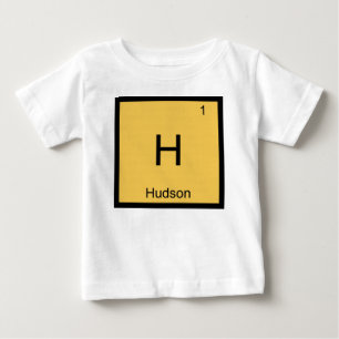 Camiseta Mesa Periódica do Elemento de Química do Nome Huds