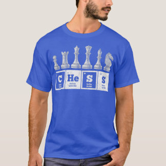 Camiseta Mesa Periódica do Xadrez Player