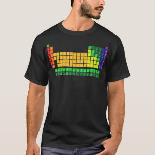 Camiseta Mesa periódica dos elementos