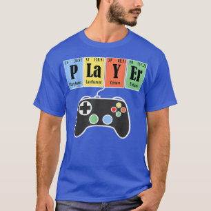 Camiseta Mesa Periódica Engraçada De Elemento Vídeo Gamer T
