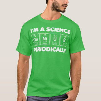 Camiseta Mesa Periódica Genius Amor Periodicamente Engraçad