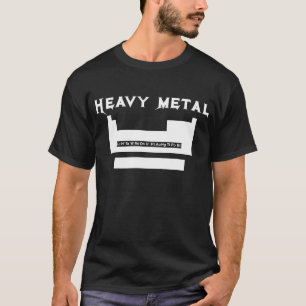 Camiseta Mesa periódica: metal pesado