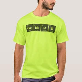 Camiseta Mesa periódica química de elementos: GeNiUS