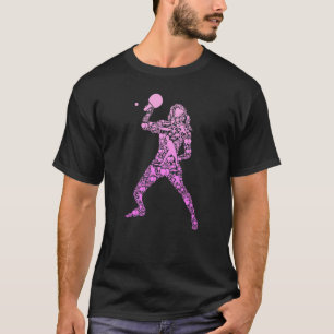 Camiseta Mesa Ping Pong Tênis Meninas Crianças