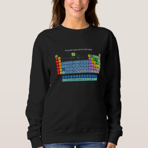 Camiseta Mesa Química Periódica De Elementos Gráfico De Nov