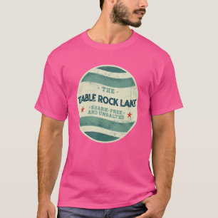 Camiseta Mesa Rock Lake Shark Free e Unsalgado Camping Mi