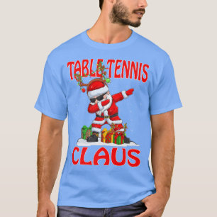 Camiseta Mesa Tênis do Pai Natal de Papai Noel Coincidênci