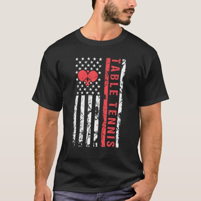 Camiseta Mesa Tênis Legal Paddle Americano (Frente)