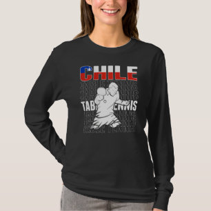 Camiseta Mesa Tenista Chile Apoie o Chá de Ping Pong Chil