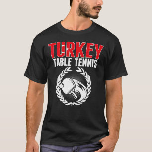 Camiseta Mesa Turca Tênis Ping Pong Team Suppo